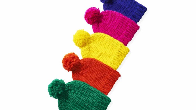 Zion Lion Pom Knit Hats