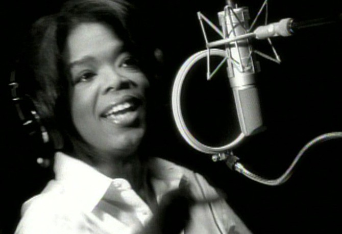 Oprah sings “Run On”