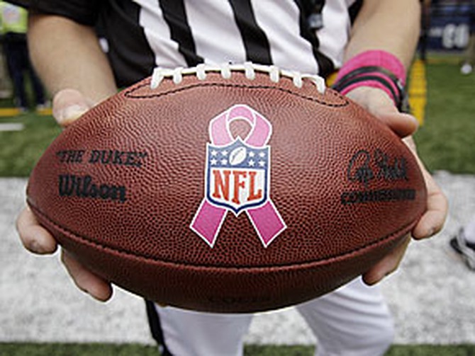 The NFL goes pink for Breast Cancer Awareness month.