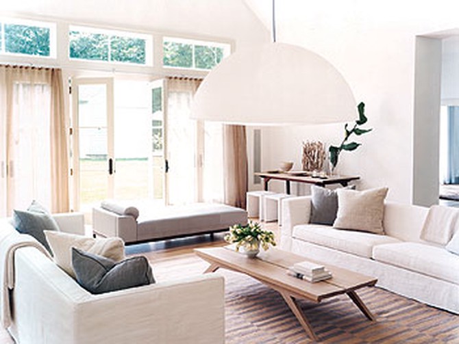 Katleen Van Roost's Hamptons living room