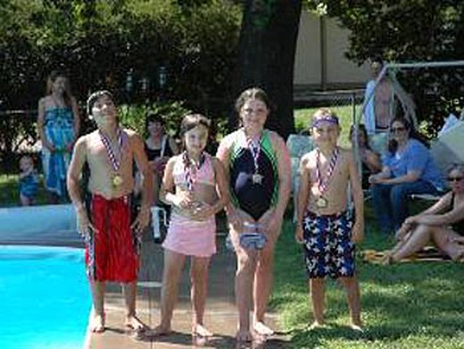 Winners of the annual cannonball contest