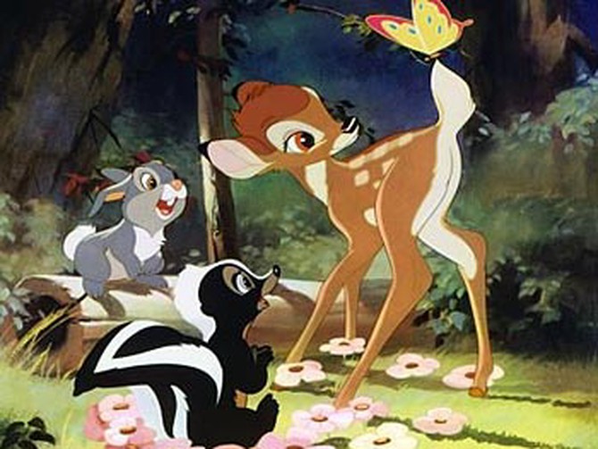 The Disney movie Bambi is a tearjerker.