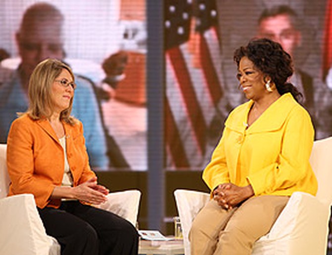 Elizabeth Lesser and Oprah