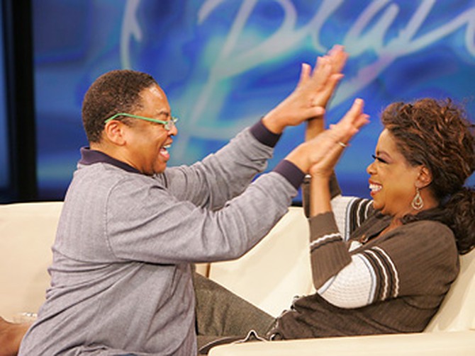 Reggie Wells and Oprah