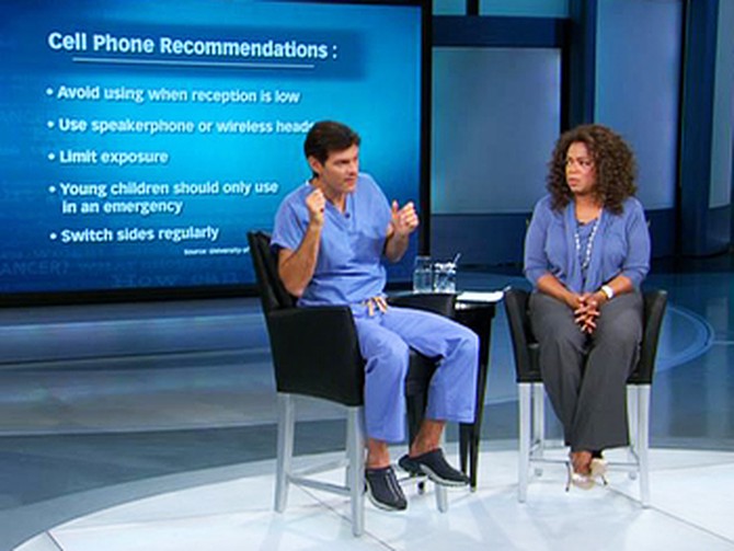 Dr. Oz explains how to protect yourself from possible harm caused by exposure to cell phones.