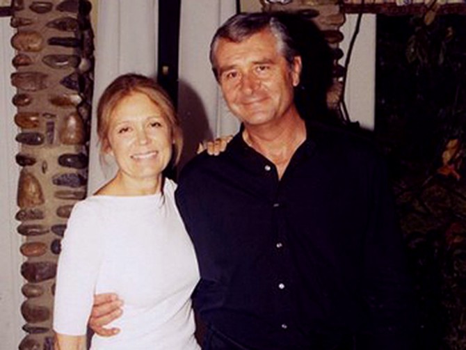 Gloria Steinem with David Bale