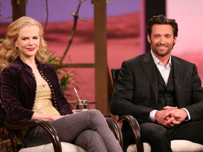 Brandon Walters with Nicole Kidman and Hugh Jackman