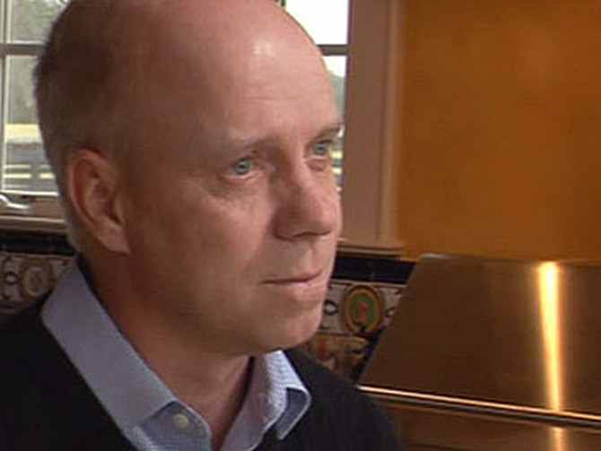 Figure skater Scott Hamilton was diagnosed with cancer.