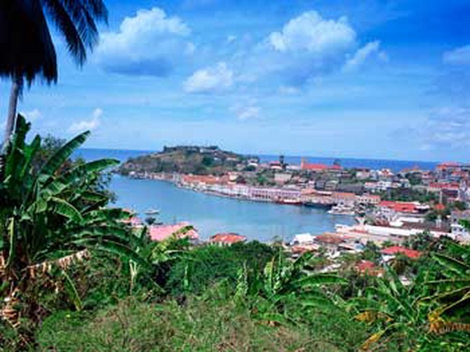 The coast of Grenada
