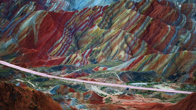 rainbow mountains china most beautiful places in the world