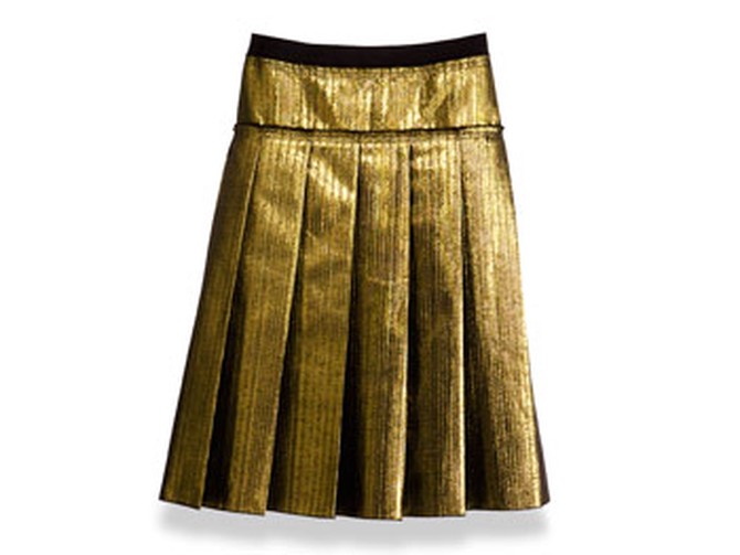 Metallic Dolce and Gabbana skirt