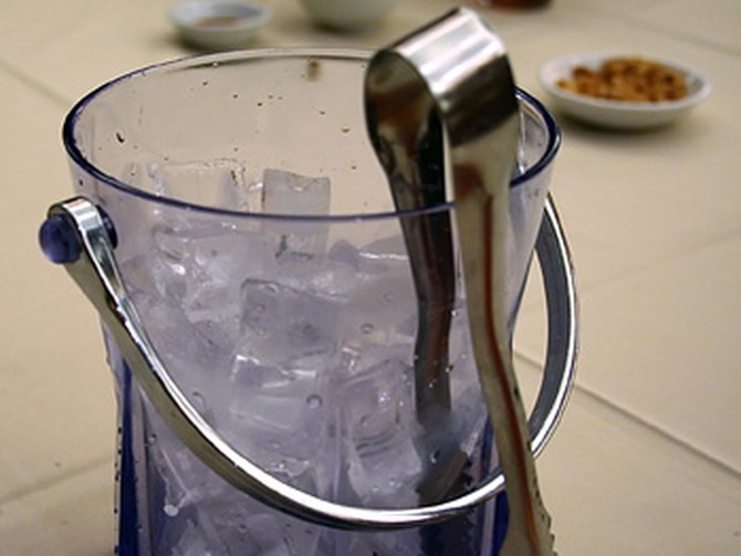 Ice bucket and scoop