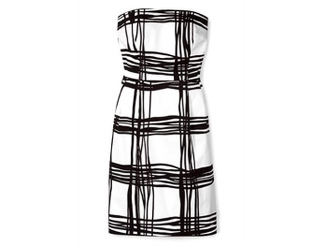 Express black-and-white dress