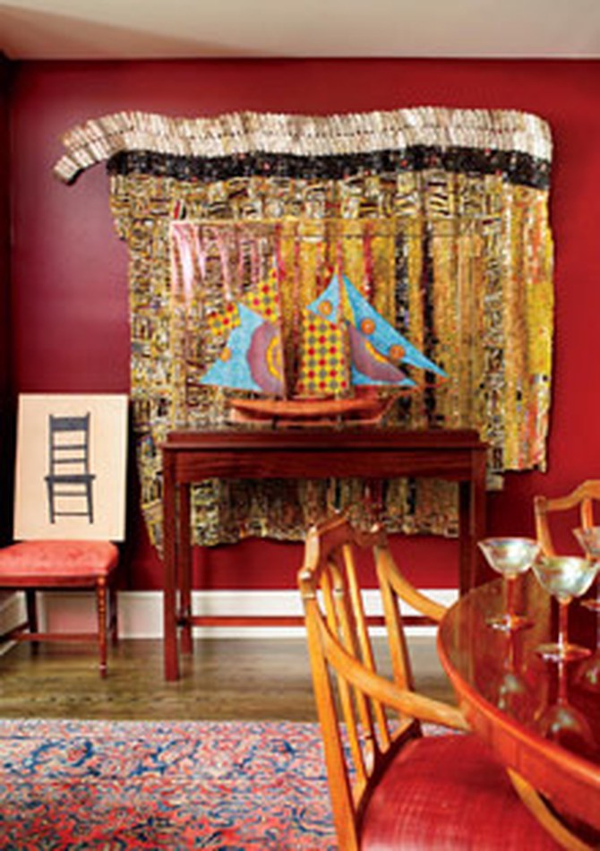 Peggy Cooper Cafritz dining room