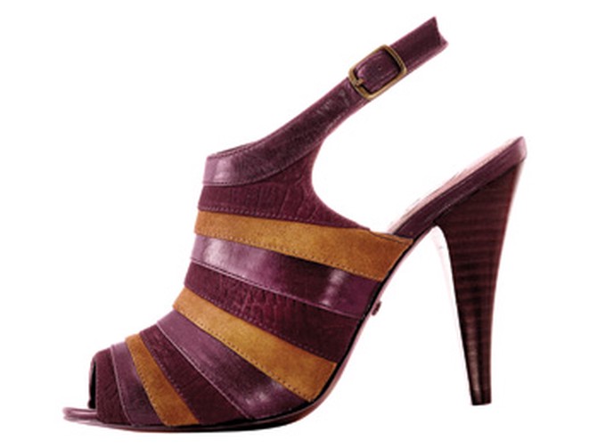 Purple Fergie heels