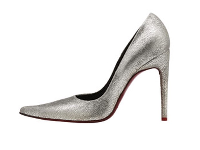 Mink vegal silver heel