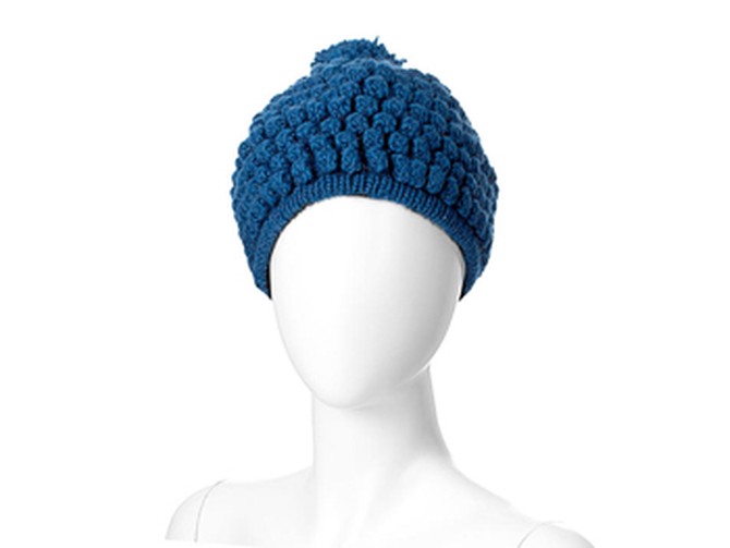 Aerie blue popcorn winter hat