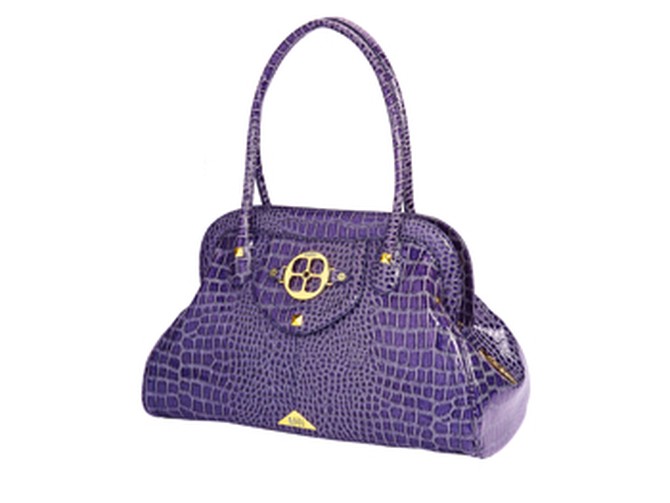 Purple Iman satchel