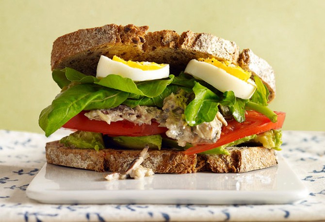 Sardine Salad Sandwich