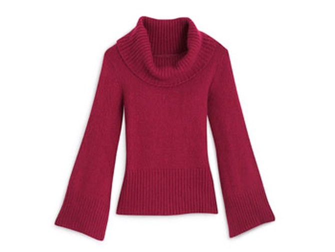 angora-blend sweater