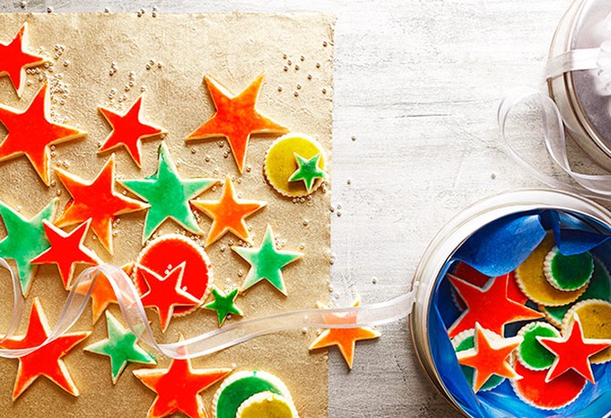 Glazed Holiday Cookies