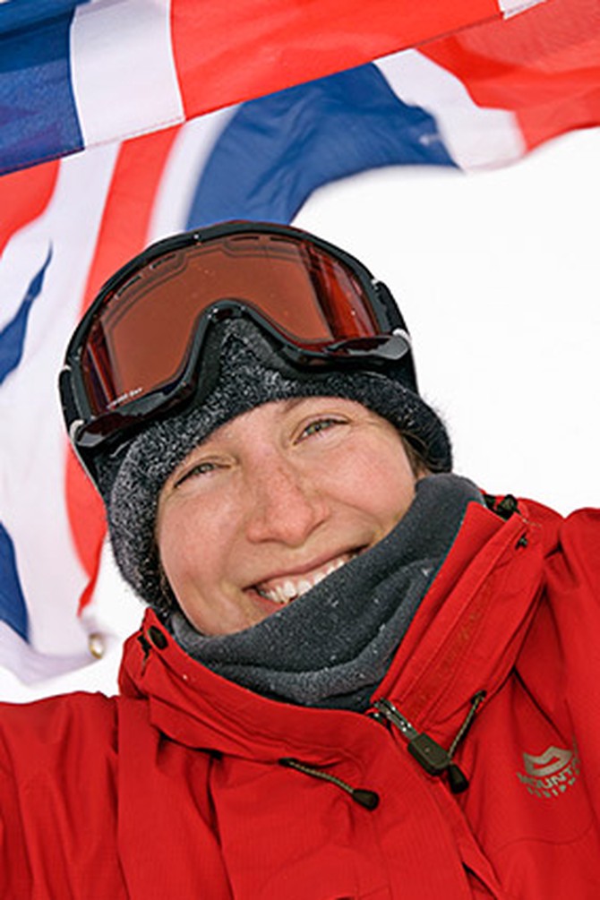 Skier Felicity Aston