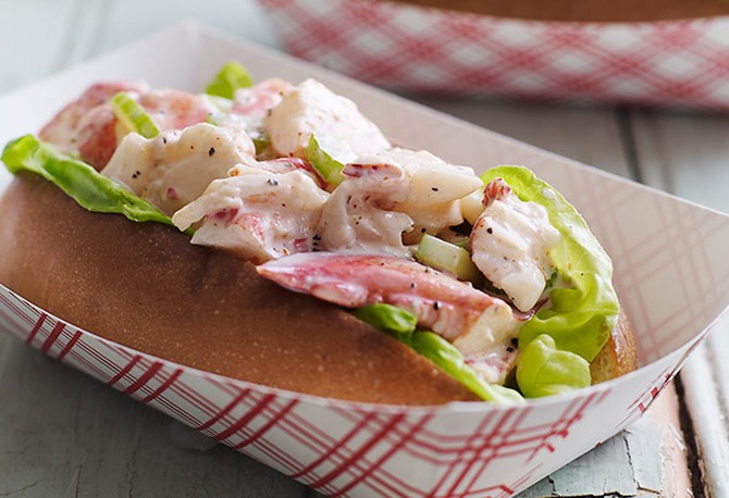 Shrimp Salad Sandwich with Red Chili Mayonnaise
