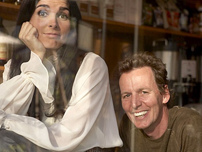 Angie Harmon and Roger Neve