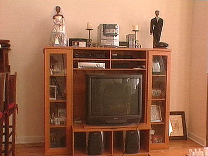 Old entertainment center