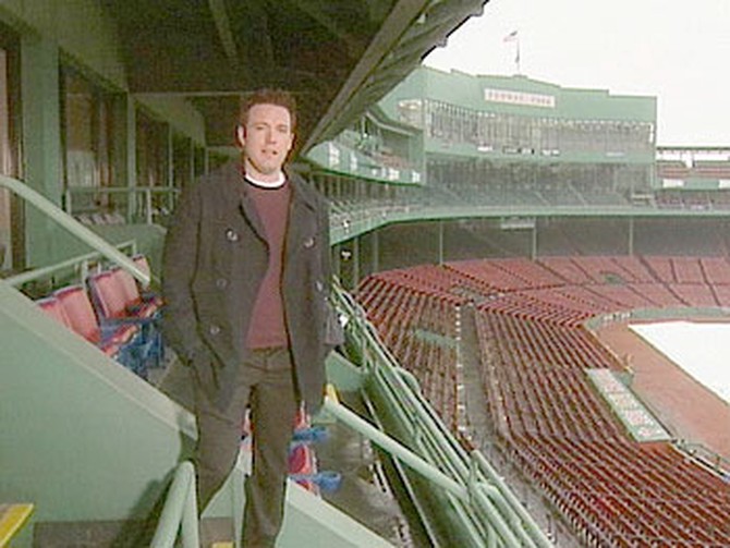 Boston Red Sox fan Ben Affleck