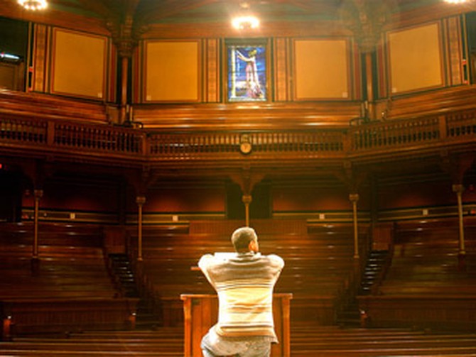 Denzel at Harvard University