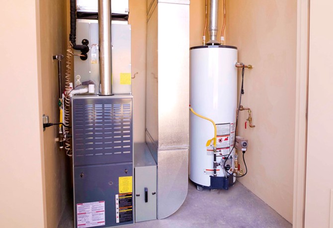 Water heater and furnace