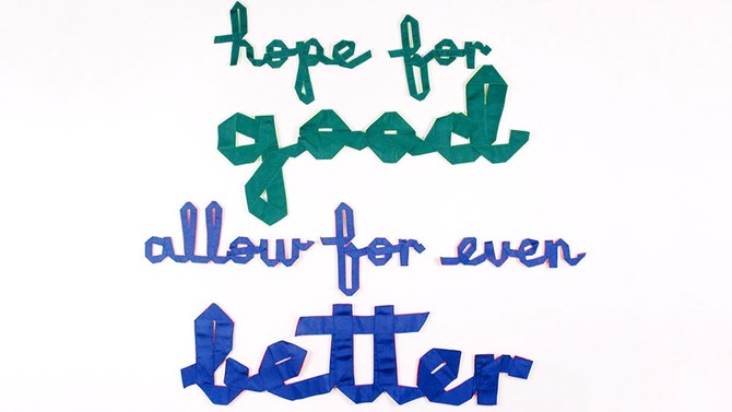 Hope for Good, Allow for Even Better - Art by Christine Wong Yap
