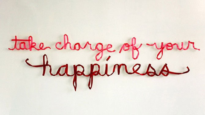 Take Charge of Your Happiness - Art by Christine Wong Yap