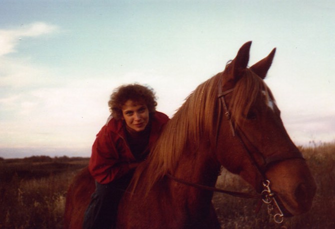 Cheryl Strayed's mother and her horse, Lady