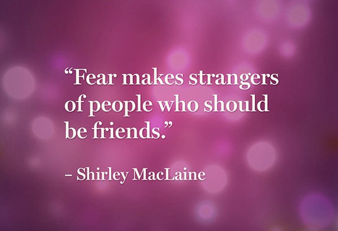 Shirley MacLaine quotation