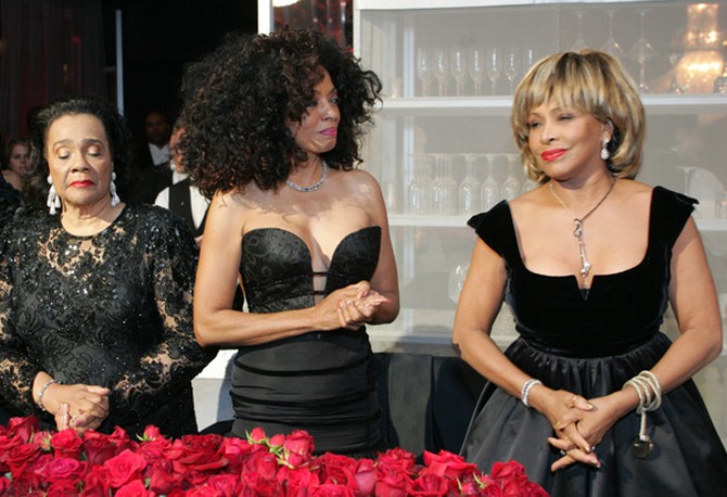 Coretta Scott King, Diana Ross and Tina Turner