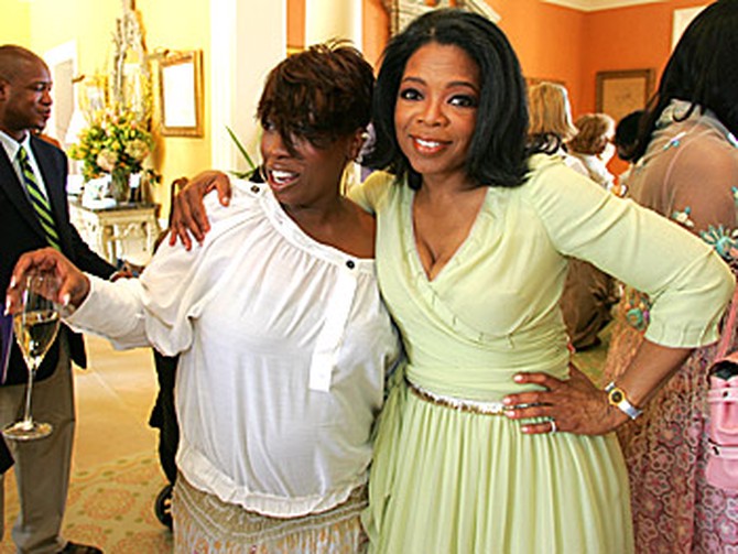 Missy Elliott and Oprah