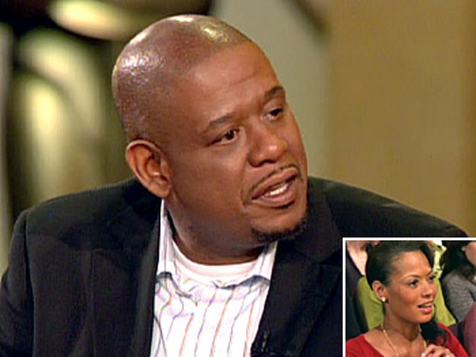 Forest Whitaker and his wife, Keisha (inset)