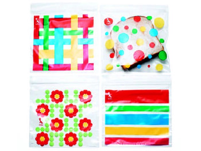 Decor O at Home List: colorful sandwich bags