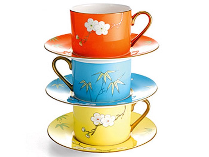 Plum Blossom teacups