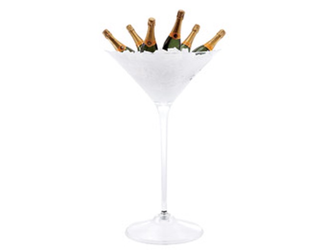 Martini Glass champagne chiller