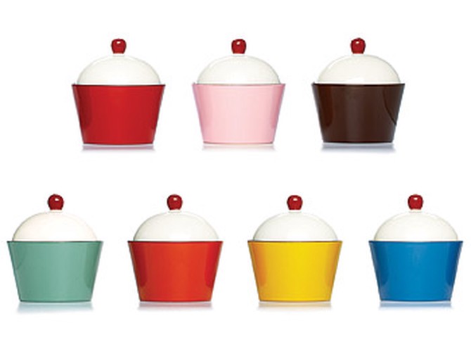Cupcake-shaped bowls