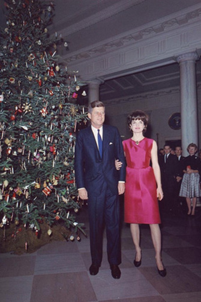 President and Mrs. Kennedy at the White House
