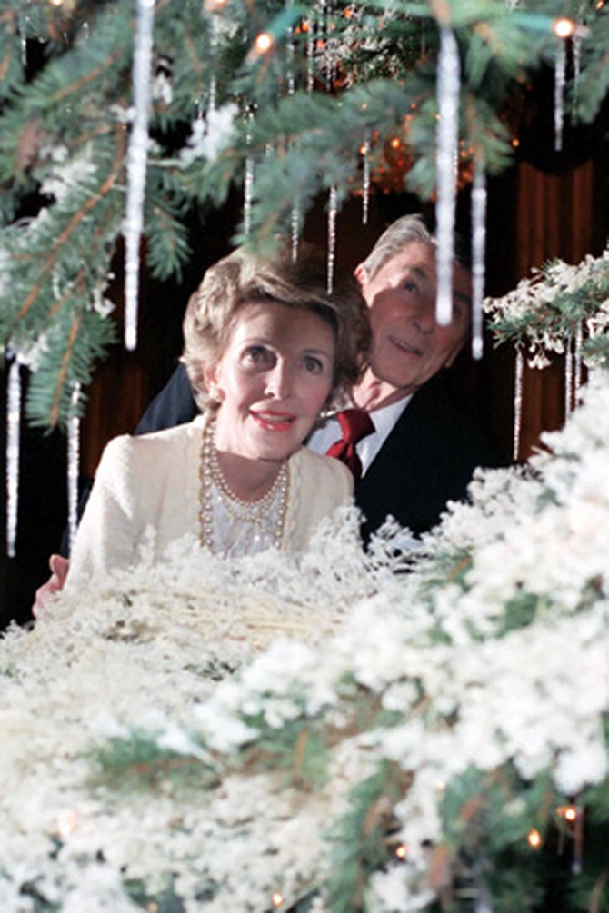 President Ronald Reagan and Nancy Reagan