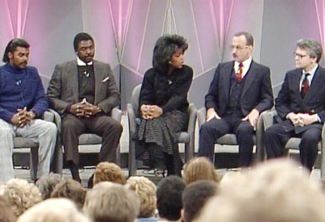 Oprah, Herbert and Cleveland Newell, Dale Parks and Tim Stoen