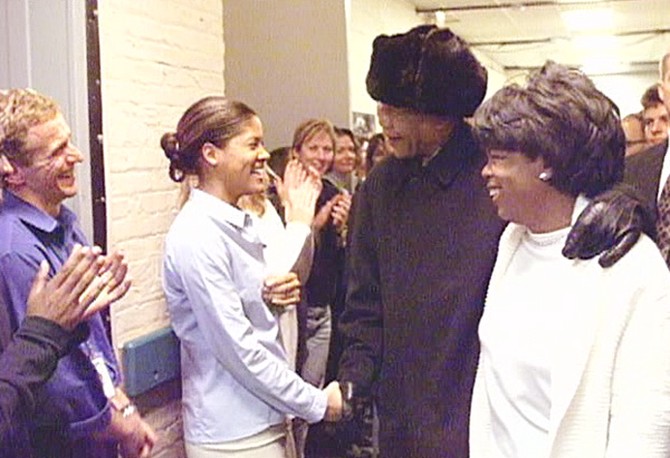 Oprah and Nelson Mandela