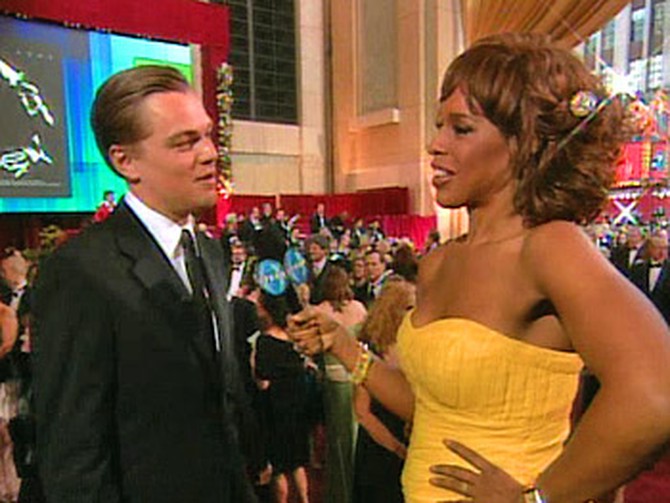 Leonardo DiCaprio and Gayle King