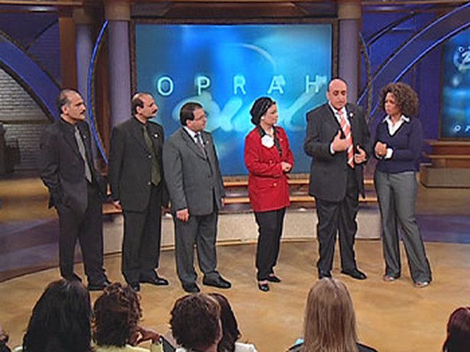 Oprah with the team of doctors