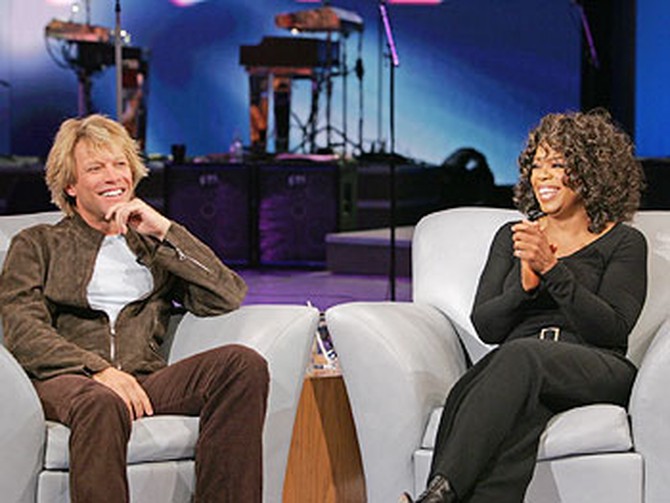 Jon Bon Jovi and Oprah